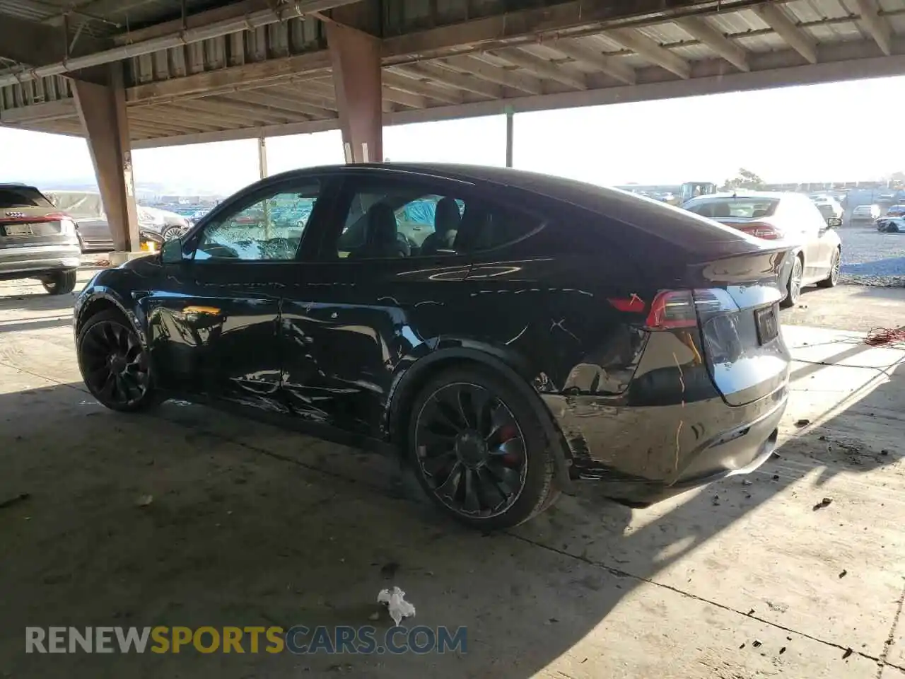 2 Photograph of a damaged car 7SAYGDEF5NF410291 TESLA MODEL Y 2022