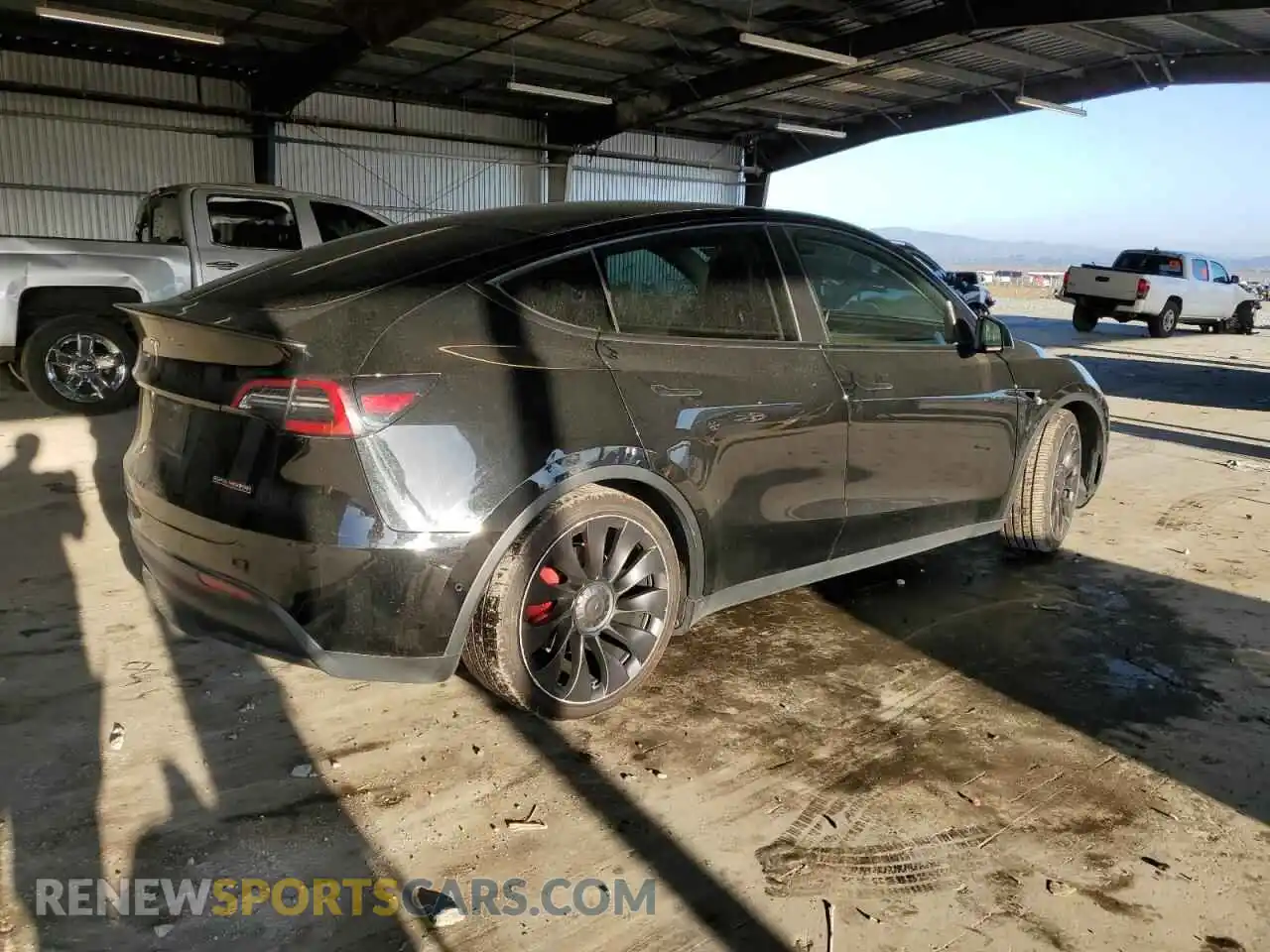 3 Photograph of a damaged car 7SAYGDEF5NF410291 TESLA MODEL Y 2022