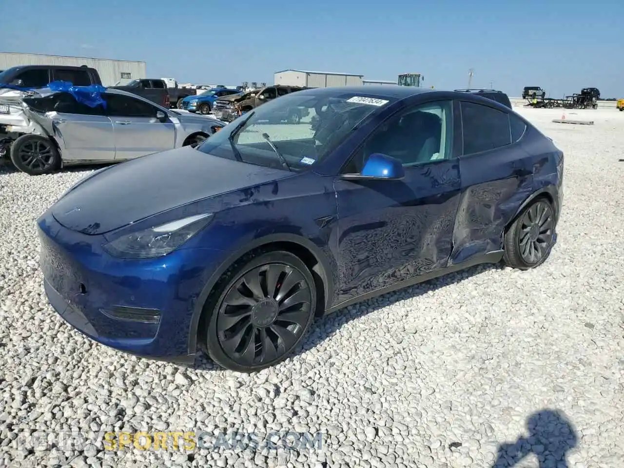 1 fotografías del automóvil dañado 7SAYGDEF5NF452394 TESLA MODEL Y 2022