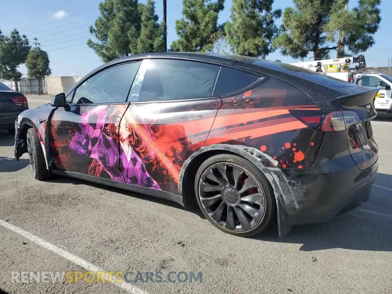 2 Photograph of a damaged car 7SAYGDEF5NF488943 TESLA MODEL Y 2022