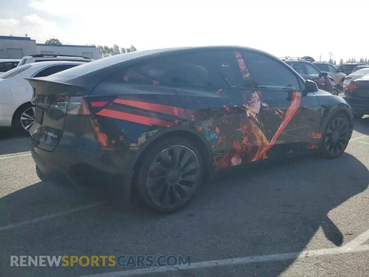 3 Photograph of a damaged car 7SAYGDEF5NF488943 TESLA MODEL Y 2022