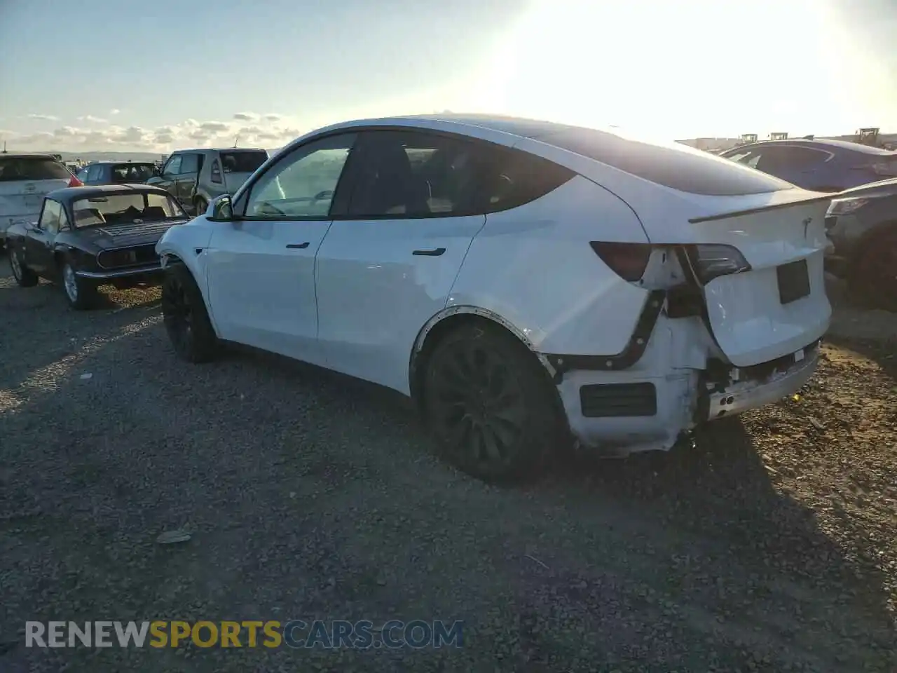 2 Фотография поврежденного автомобиля 7SAYGDEF5NF493186 TESLA MODEL Y 2022