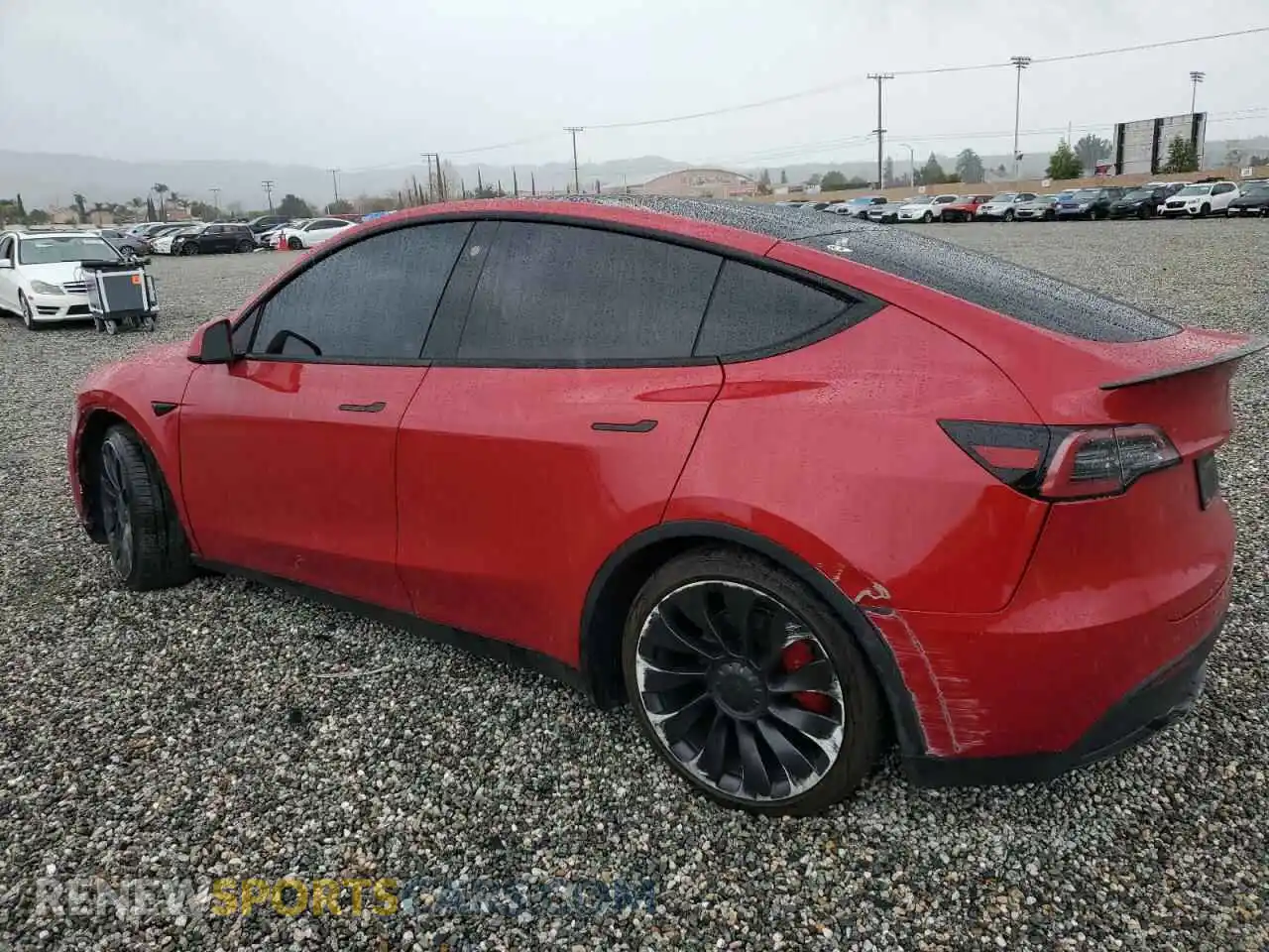 2 Photograph of a damaged car 7SAYGDEF5NF493365 TESLA MODEL Y 2022