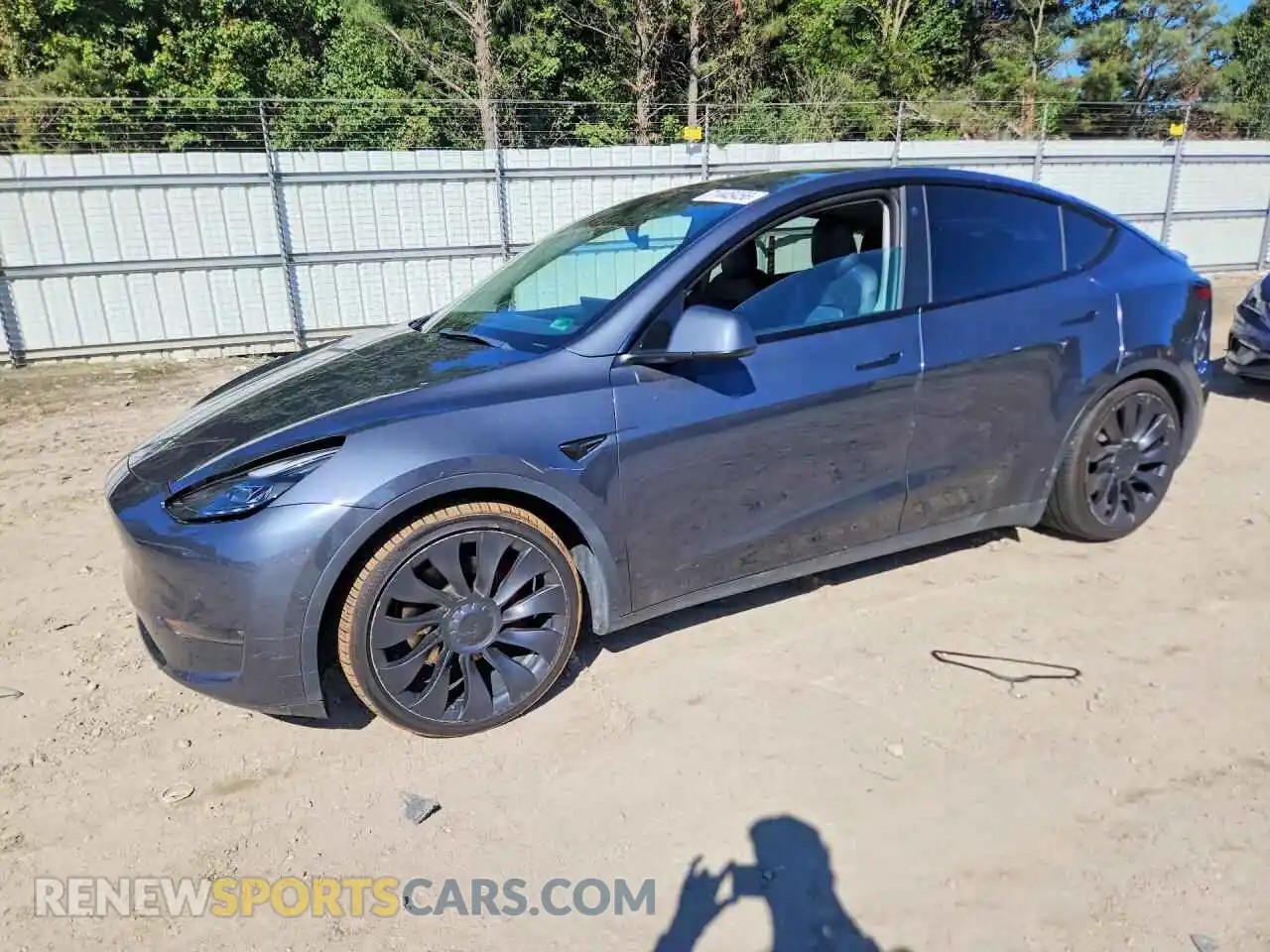 1 Photograph of a damaged car 7SAYGDEF5NF505465 TESLA MODEL Y 2022