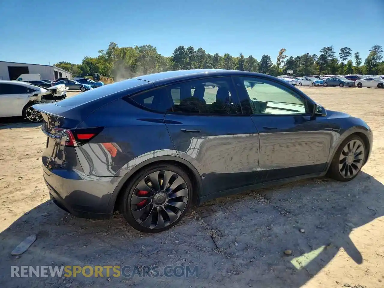 3 Photograph of a damaged car 7SAYGDEF5NF505465 TESLA MODEL Y 2022