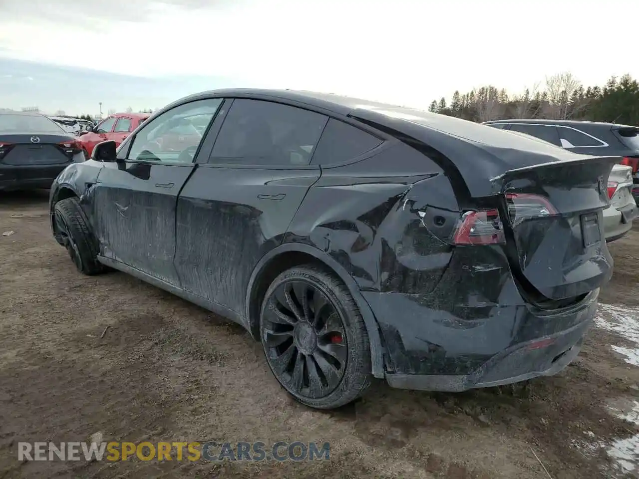 2 Photograph of a damaged car 7SAYGDEF5NF512464 TESLA MODEL Y 2022