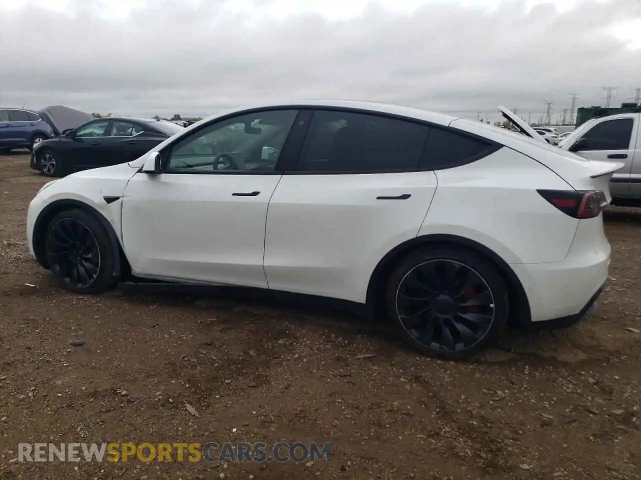 2 Photograph of a damaged car 7SAYGDEF5NF516109 TESLA MODEL Y 2022