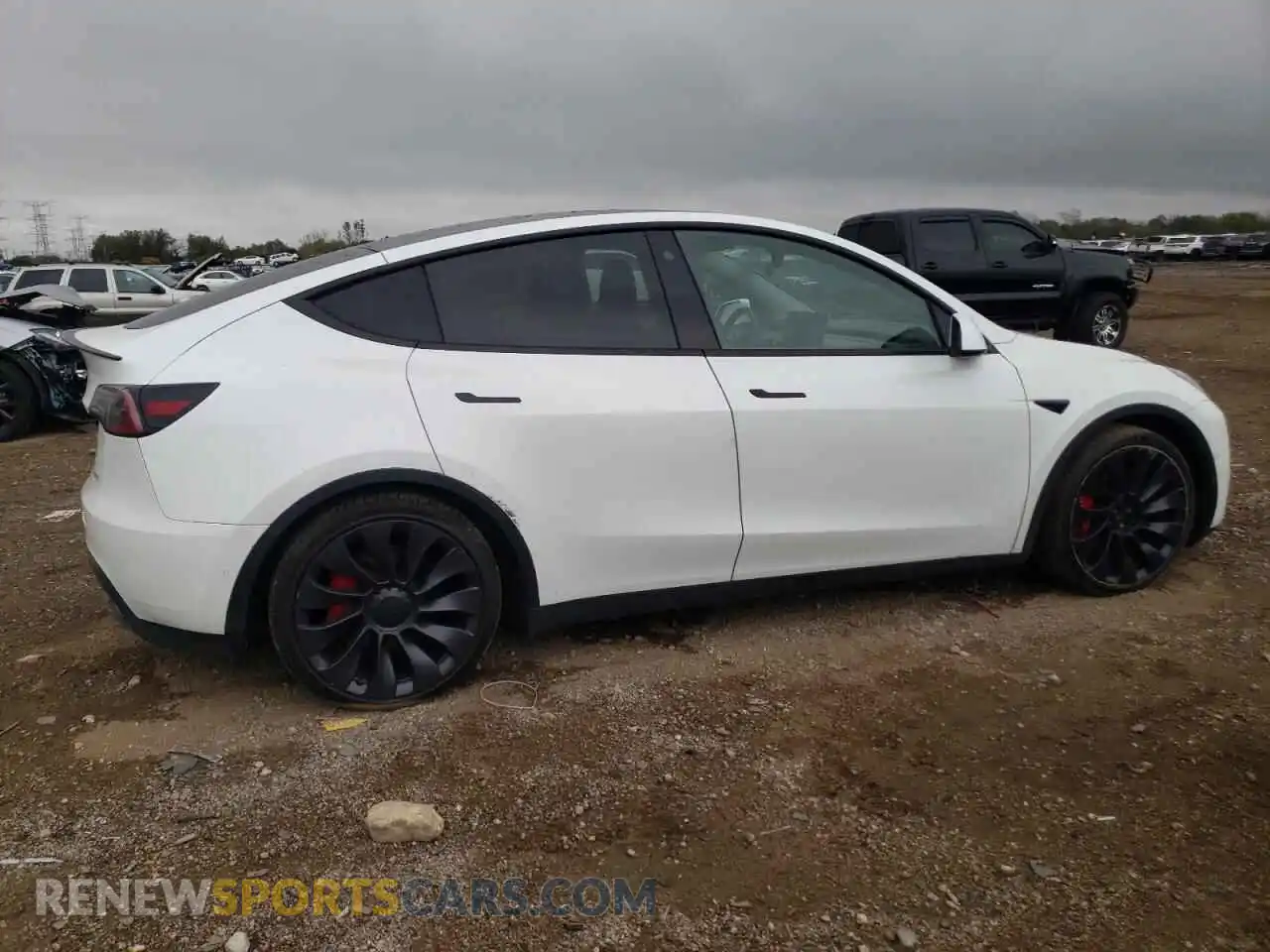 3 Photograph of a damaged car 7SAYGDEF5NF516109 TESLA MODEL Y 2022