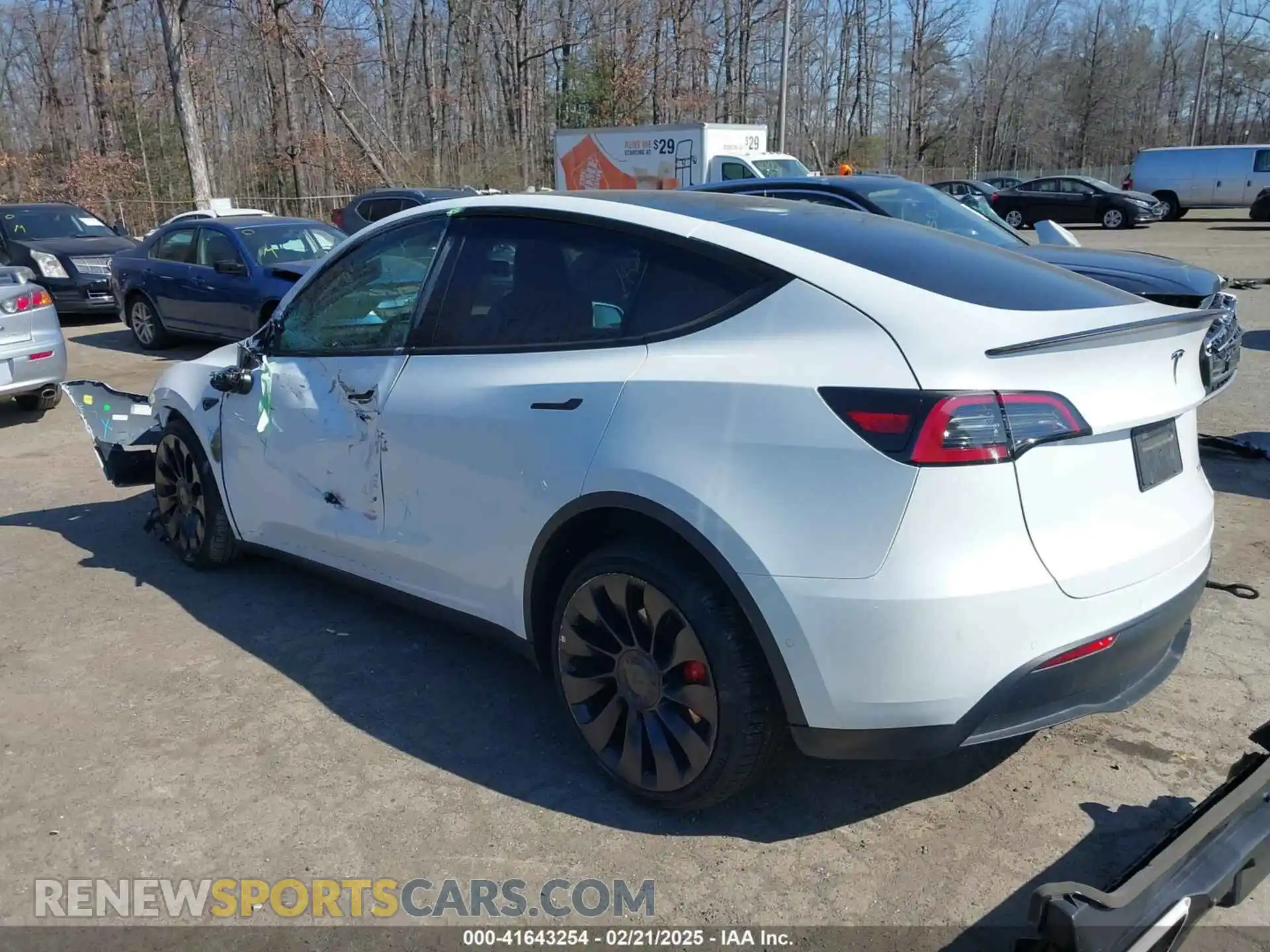 3 Photograph of a damaged car 7SAYGDEF5NF542189 TESLA MODEL Y 2022