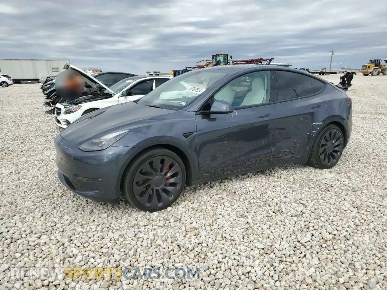 1 Photograph of a damaged car 7SAYGDEF5NF565567 TESLA MODEL Y 2022