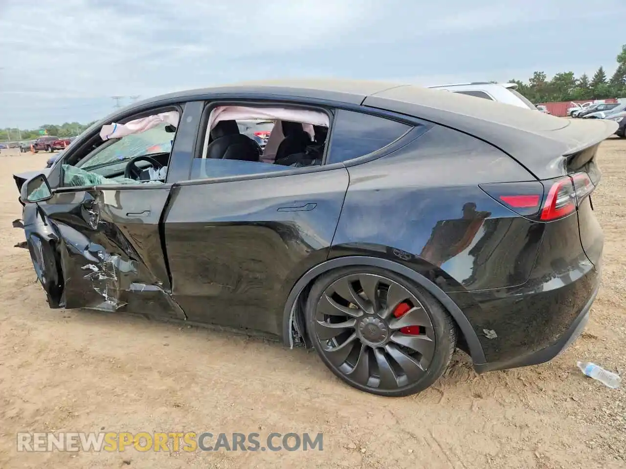 2 Photograph of a damaged car 7SAYGDEF5NF573944 TESLA MODEL Y 2022