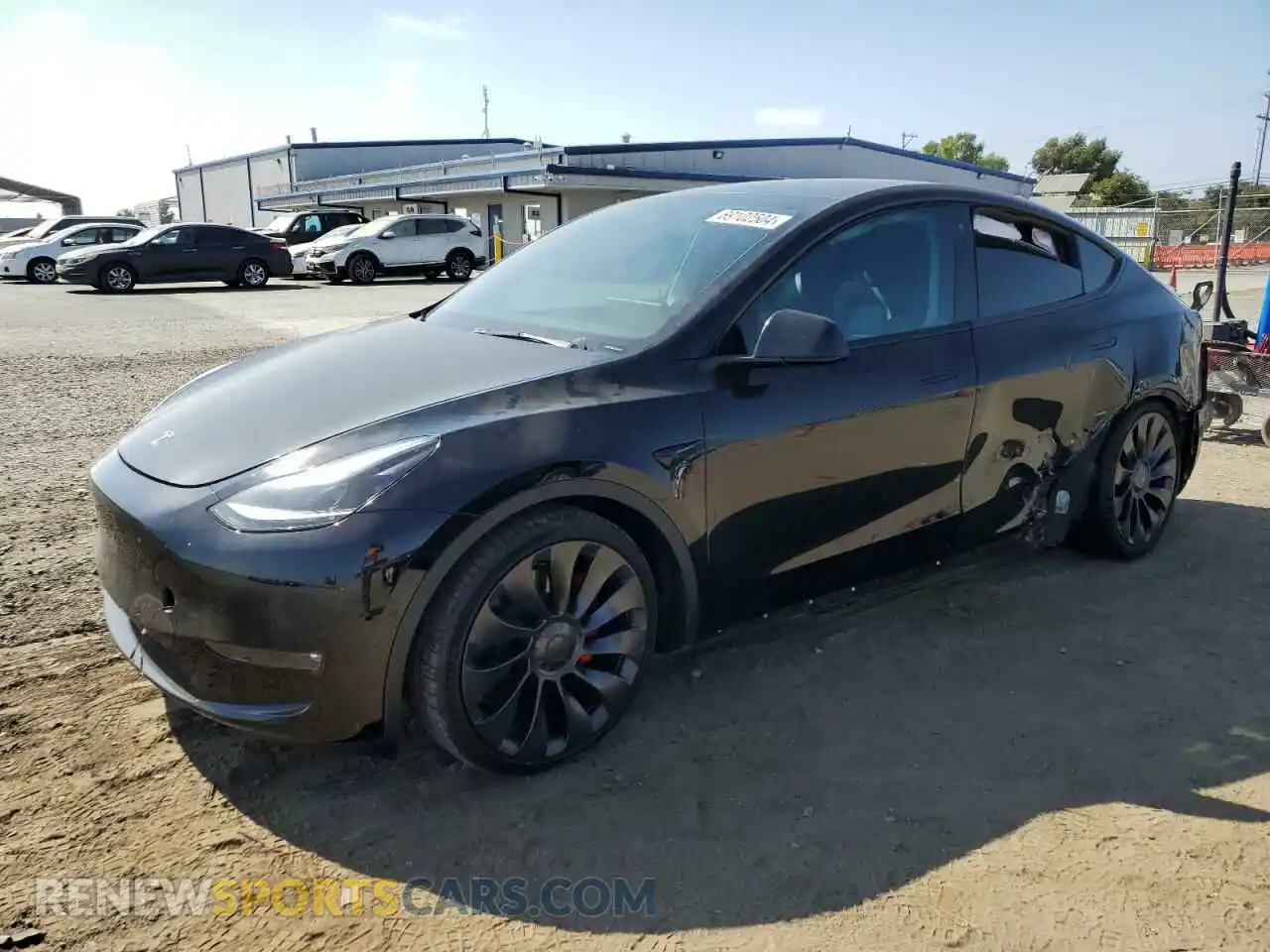 1 Photograph of a damaged car 7SAYGDEF5NF576570 TESLA MODEL Y 2022
