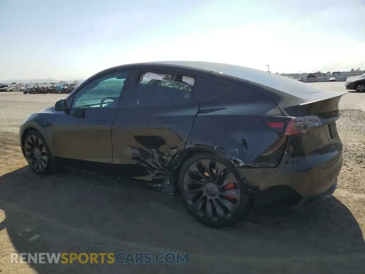2 Photograph of a damaged car 7SAYGDEF5NF576570 TESLA MODEL Y 2022