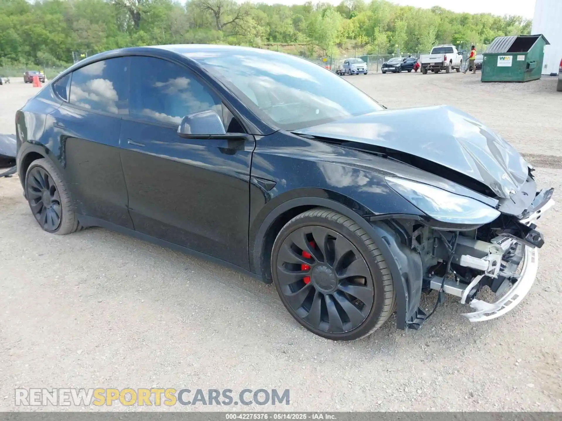 1 Photograph of a damaged car 7SAYGDEF6NF320695 TESLA MODEL Y 2022