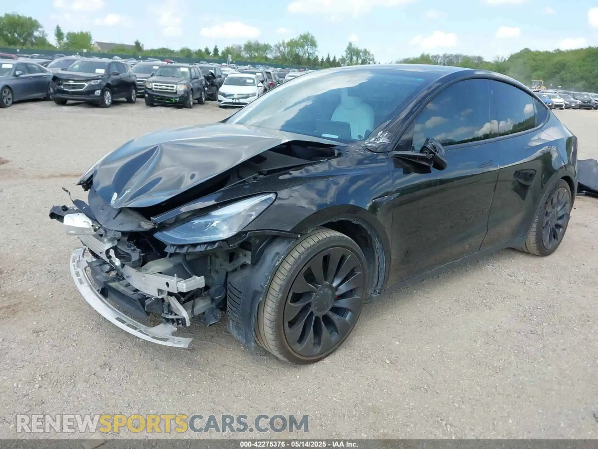 2 Photograph of a damaged car 7SAYGDEF6NF320695 TESLA MODEL Y 2022