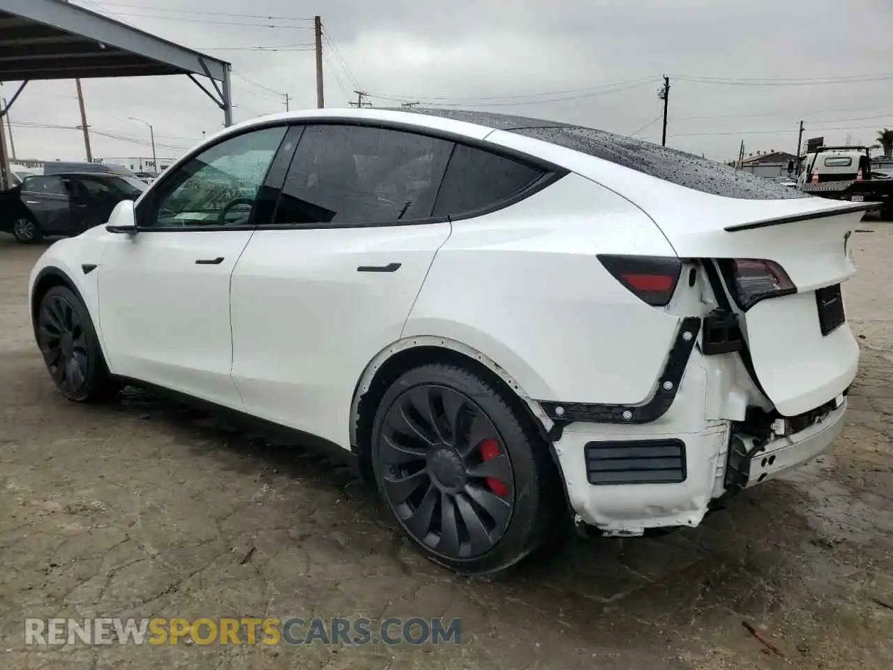 2 Photograph of a damaged car 7SAYGDEF6NF324360 TESLA MODEL Y 2022