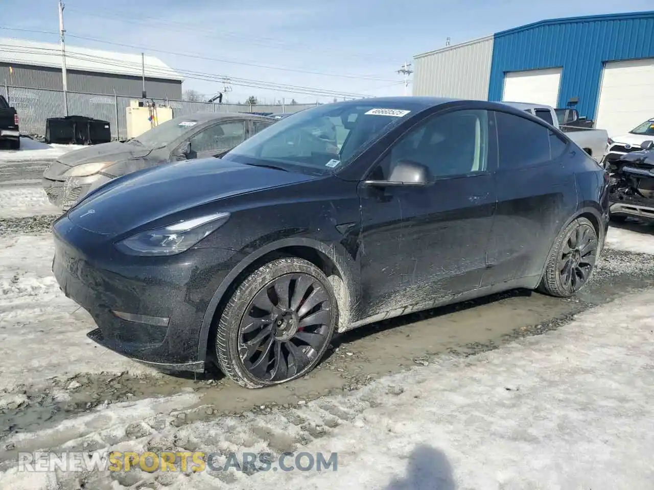 1 Photograph of a damaged car 7SAYGDEF6NF339246 TESLA MODEL Y 2022