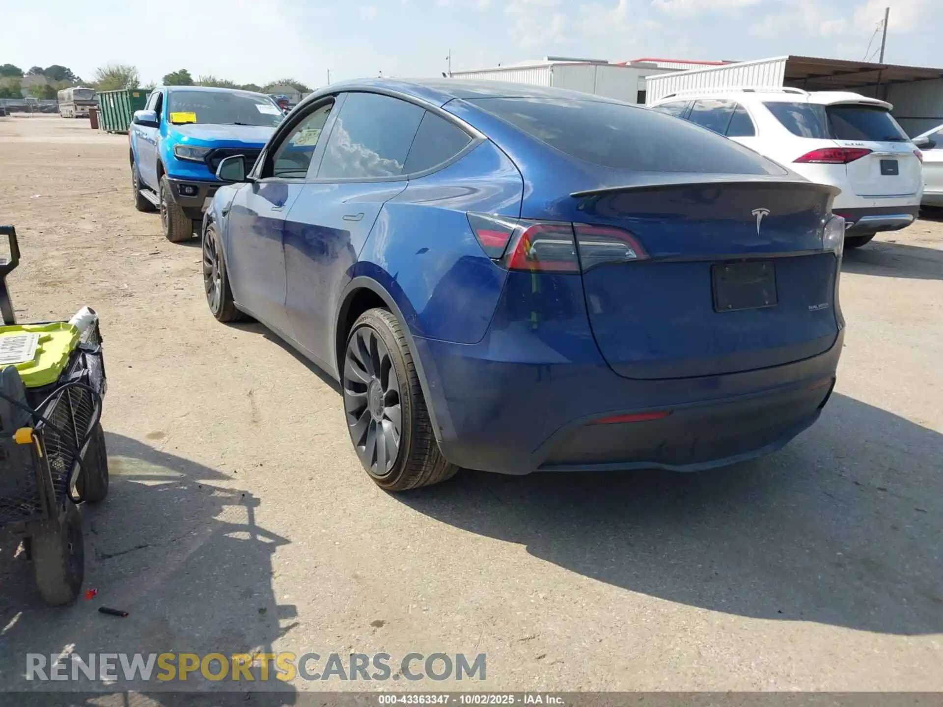 3 Photograph of a damaged car 7SAYGDEF6NF340543 TESLA MODEL Y 2022