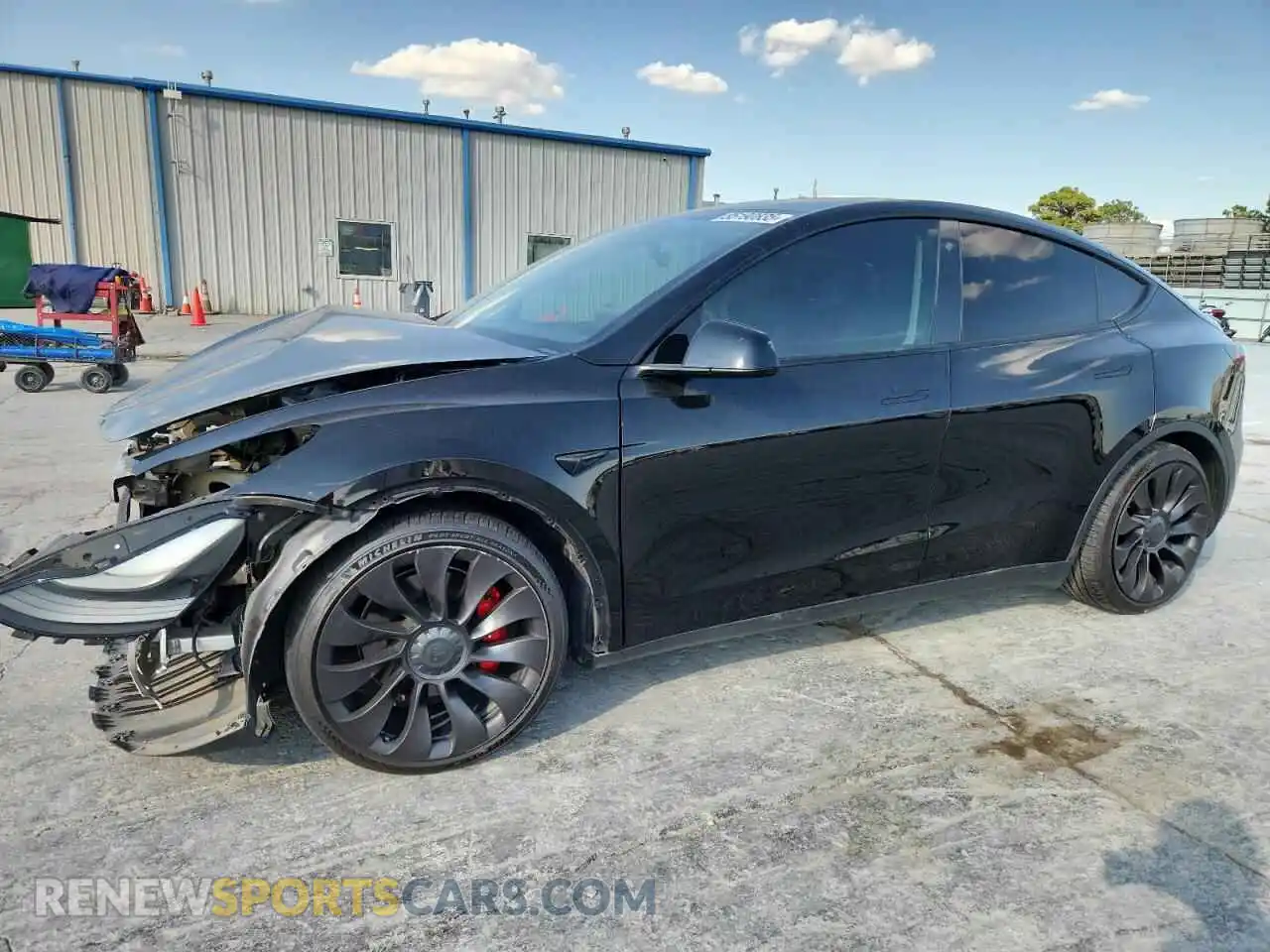 1 Photograph of a damaged car 7SAYGDEF6NF344365 TESLA MODEL Y 2022