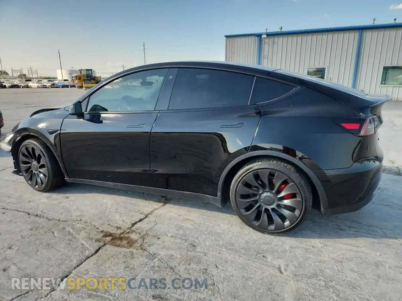 2 Photograph of a damaged car 7SAYGDEF6NF344365 TESLA MODEL Y 2022