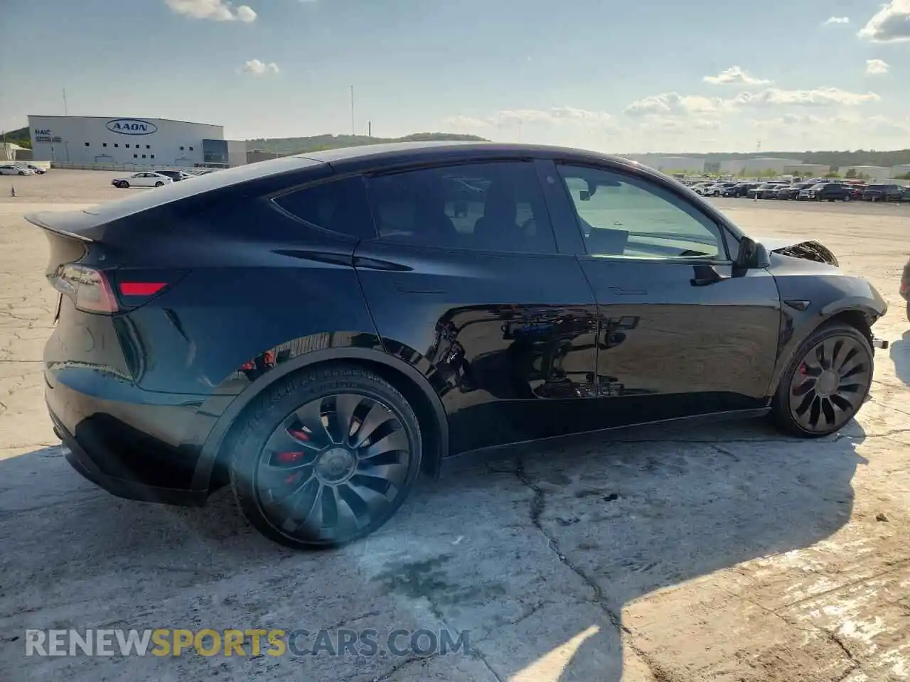 3 Photograph of a damaged car 7SAYGDEF6NF344365 TESLA MODEL Y 2022