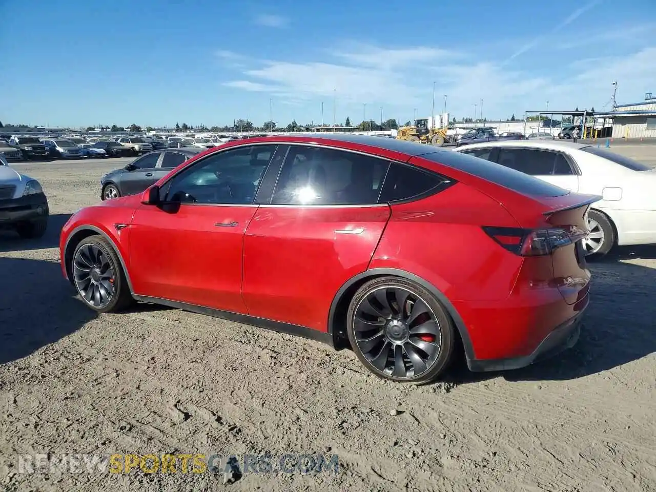 2 Photograph of a damaged car 7SAYGDEF6NF352403 TESLA MODEL Y 2022