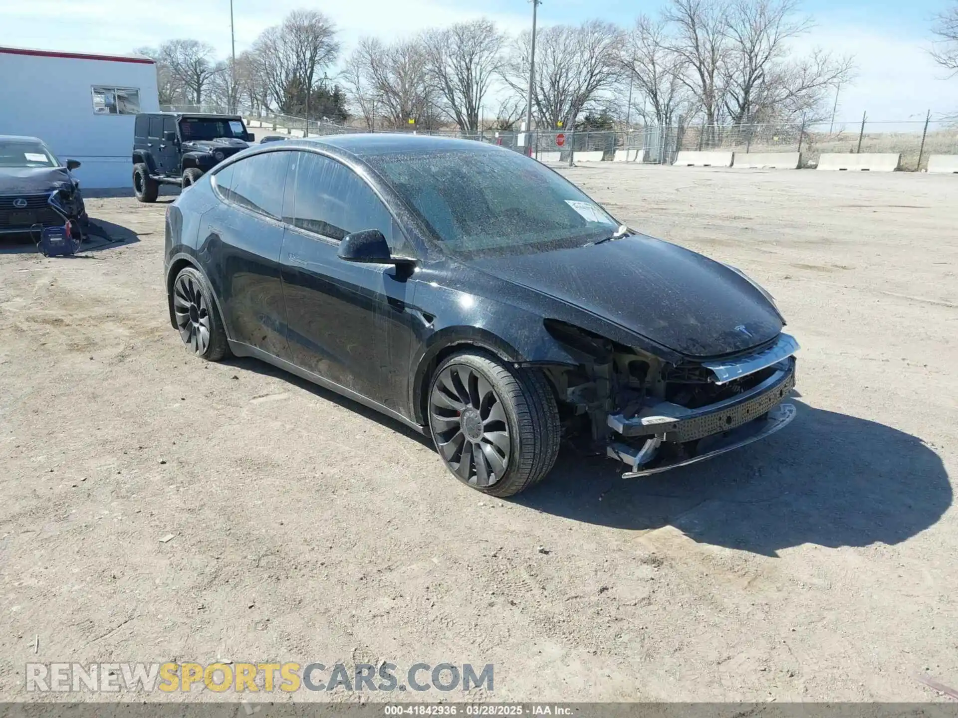 1 Photograph of a damaged car 7SAYGDEF6NF376488 TESLA MODEL Y 2022