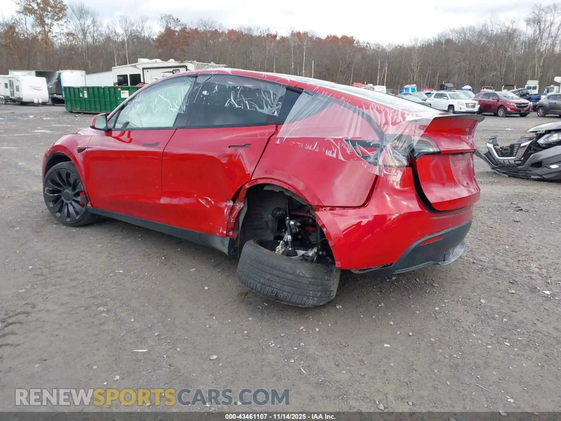 3 Photograph of a damaged car 7SAYGDEF6NF379665 TESLA MODEL Y 2022