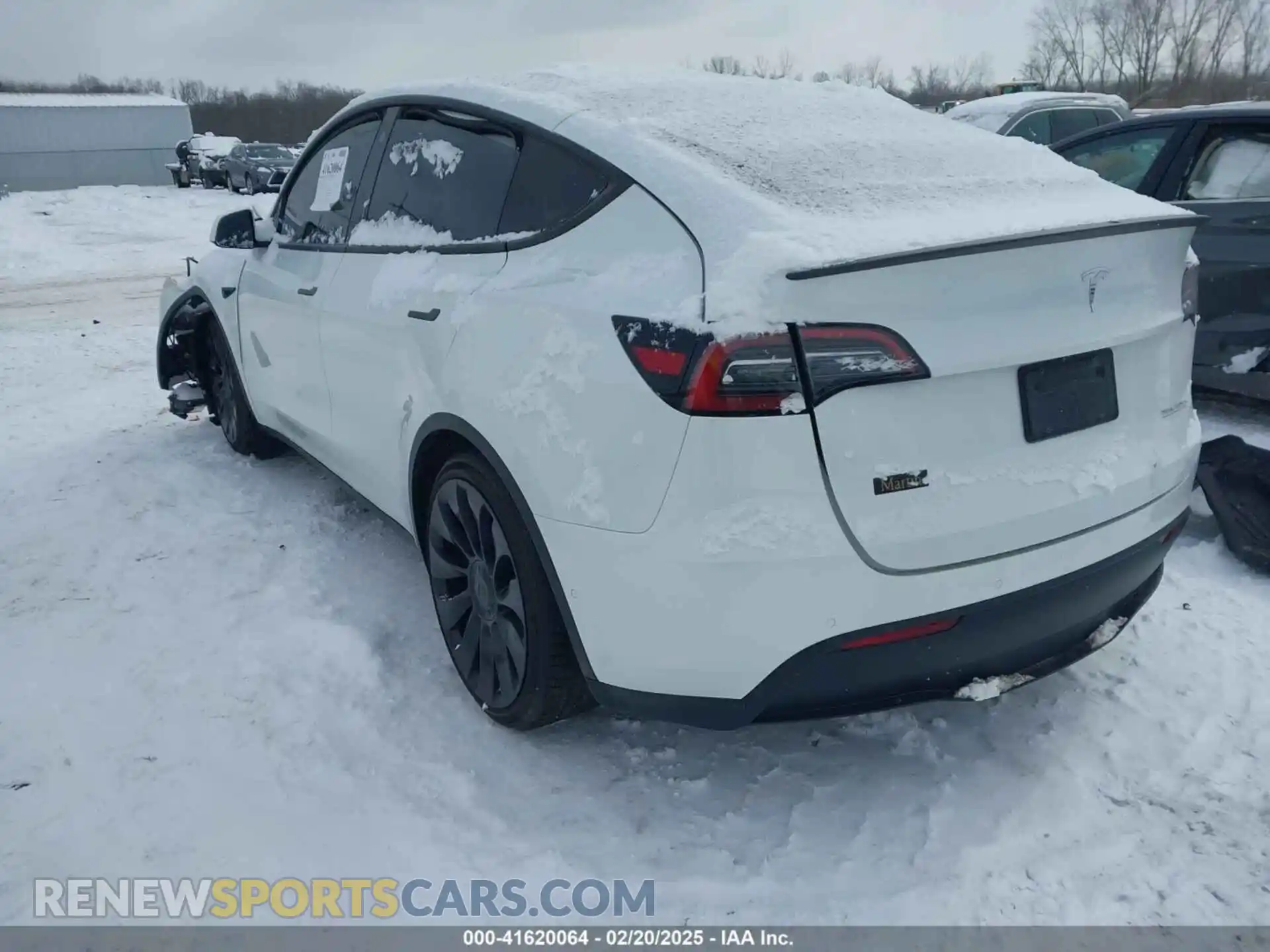 3 Photograph of a damaged car 7SAYGDEF6NF383893 TESLA MODEL Y 2022