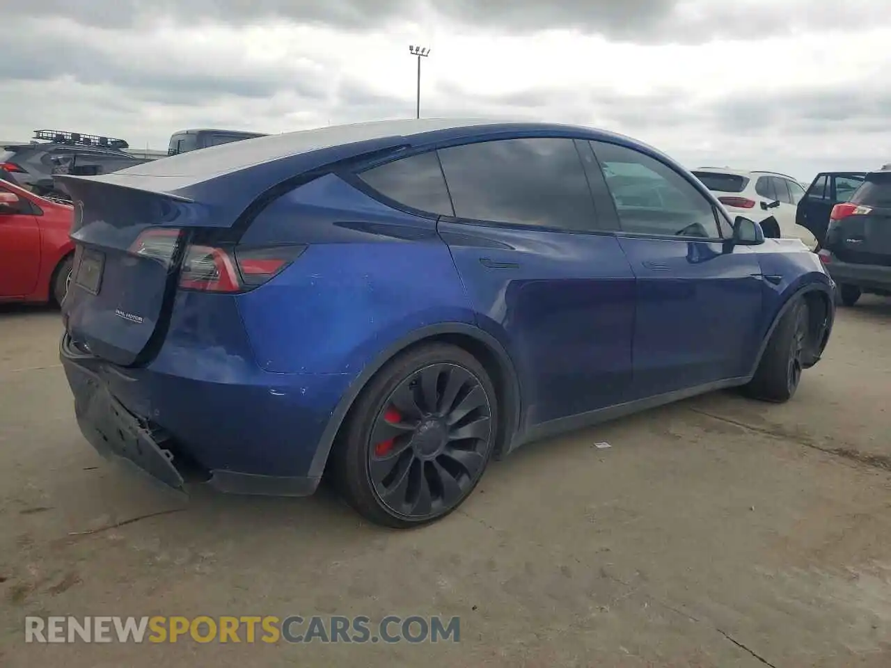 3 Фотография поврежденного автомобиля 7SAYGDEF6NF387975 TESLA MODEL Y 2022