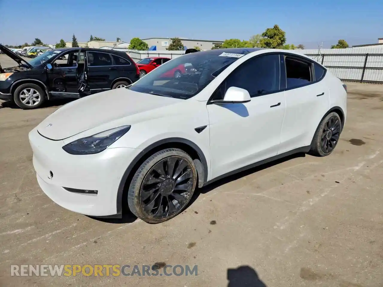 1 Фотография поврежденного автомобиля 7SAYGDEF6NF389208 TESLA MODEL Y 2022