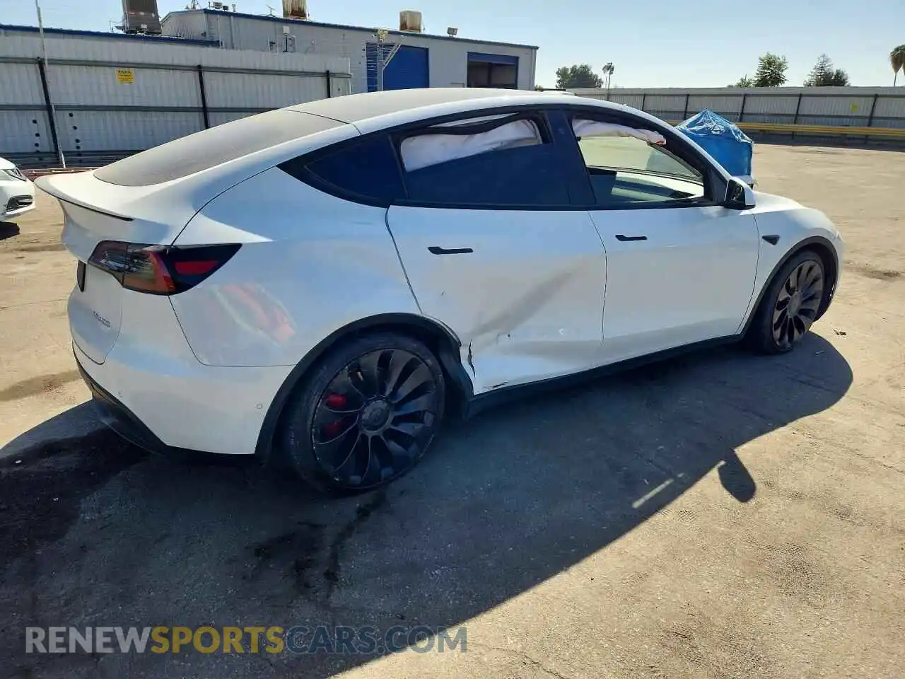 3 Фотография поврежденного автомобиля 7SAYGDEF6NF389208 TESLA MODEL Y 2022