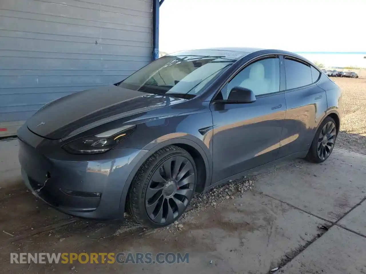 1 Photograph of a damaged car 7SAYGDEF6NF398880 TESLA MODEL Y 2022