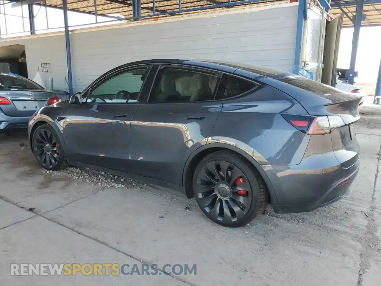2 Photograph of a damaged car 7SAYGDEF6NF398880 TESLA MODEL Y 2022