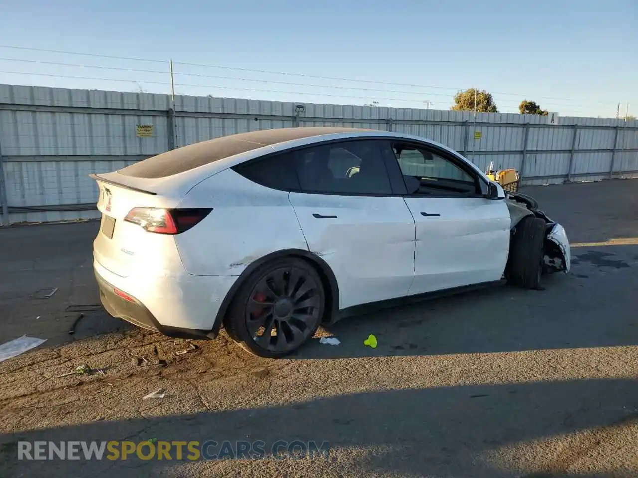 3 Фотография поврежденного автомобиля 7SAYGDEF6NF409148 TESLA MODEL Y 2022
