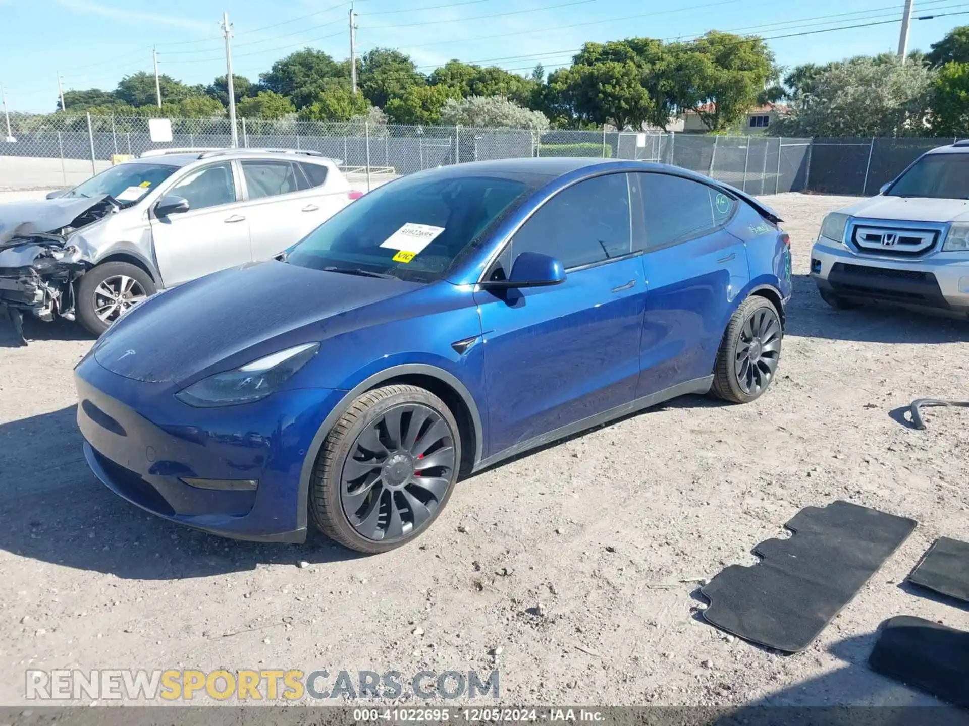 2 Photograph of a damaged car 7SAYGDEF6NF438259 TESLA MODEL Y 2022