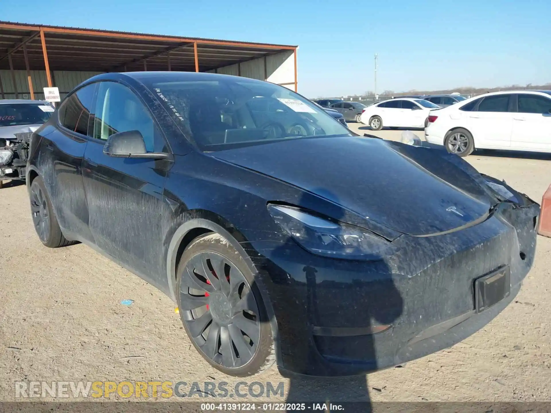 1 fotografías del automóvil dañado 7SAYGDEF6NF443297 TESLA MODEL Y 2022