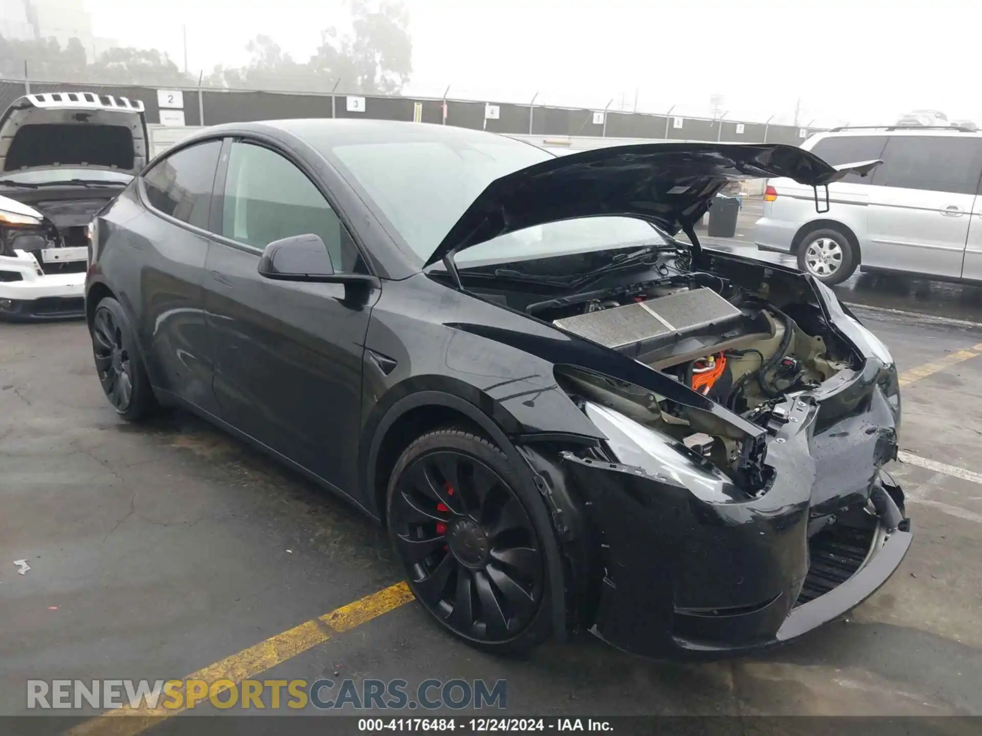 1 Photograph of a damaged car 7SAYGDEF6NF445521 TESLA MODEL Y 2022