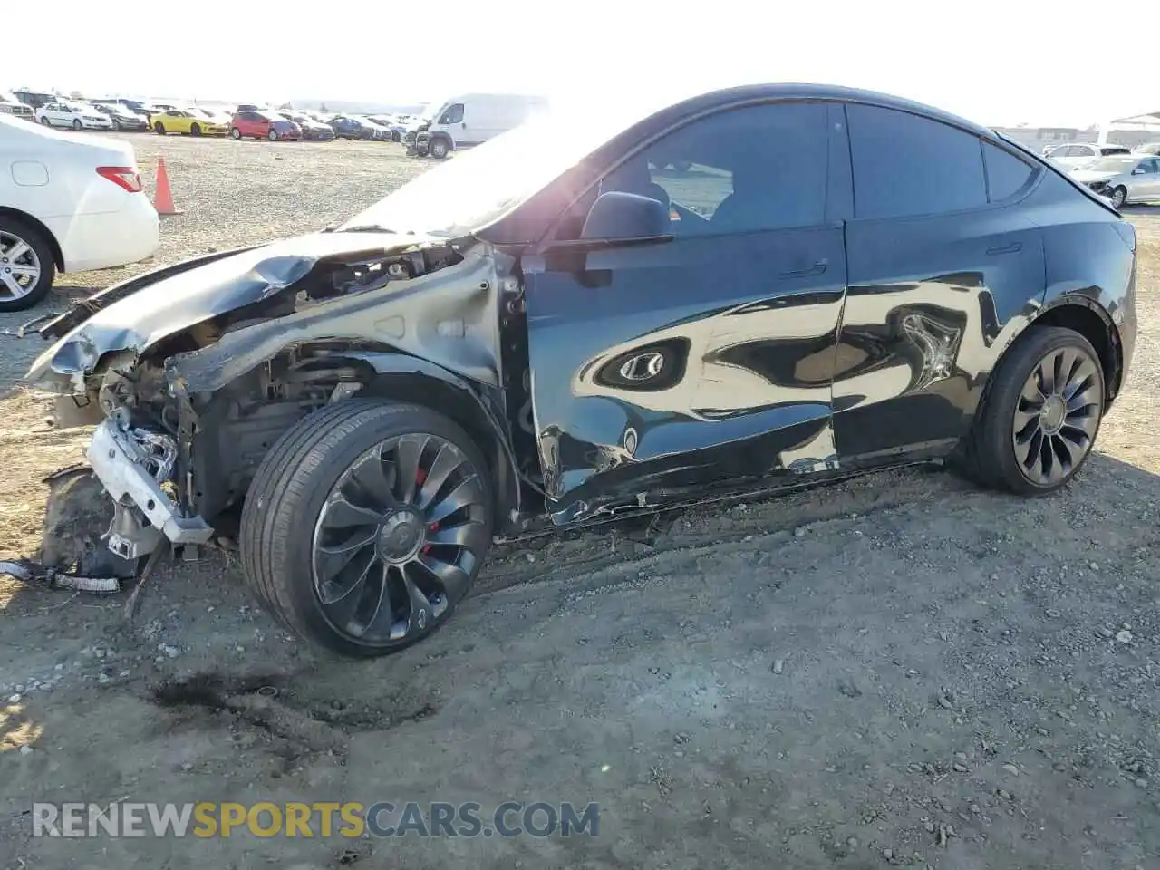 1 fotografías del automóvil dañado 7SAYGDEF6NF448791 TESLA MODEL Y 2022