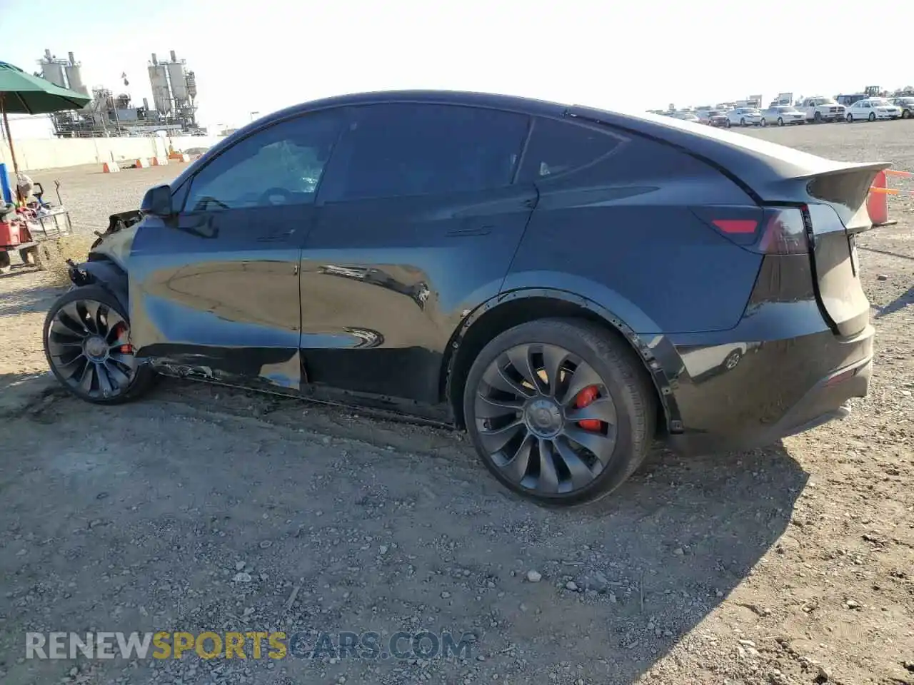 2 fotografías del automóvil dañado 7SAYGDEF6NF448791 TESLA MODEL Y 2022