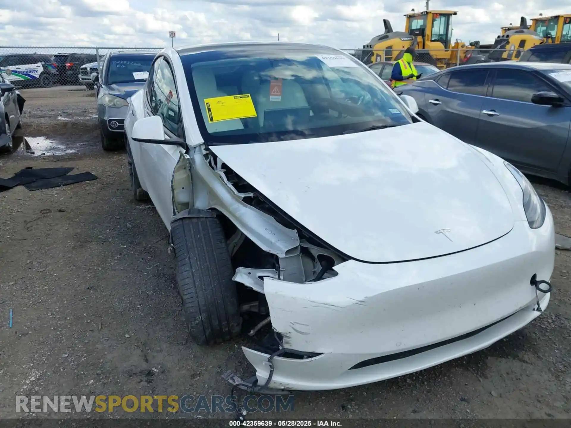 1 Photograph of a damaged car 7SAYGDEF6NF449505 TESLA MODEL Y 2022