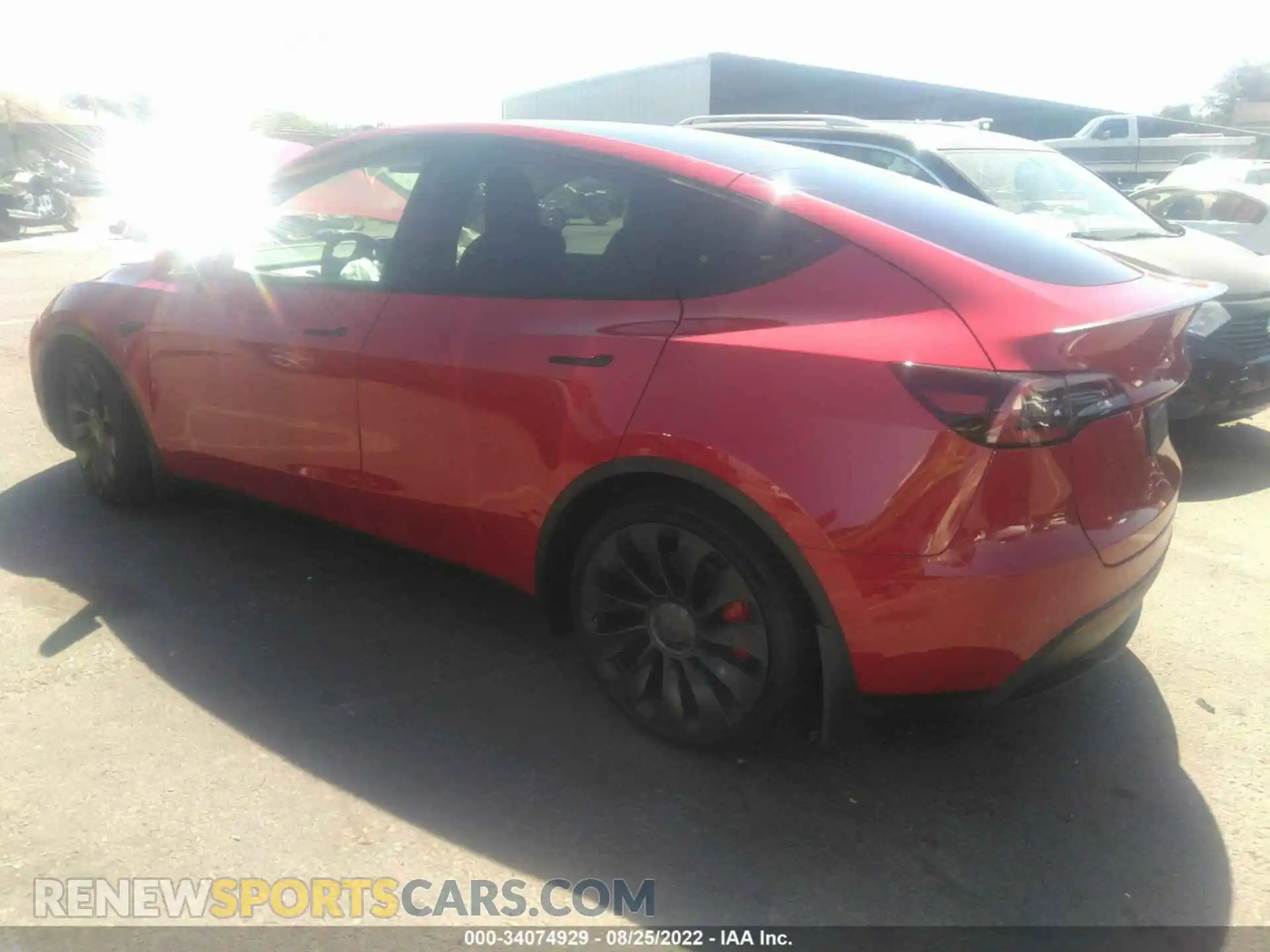 3 Photograph of a damaged car 7SAYGDEF6NF452551 TESLA MODEL Y 2022