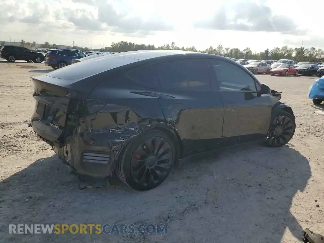 3 Photograph of a damaged car 7SAYGDEF6NF465820 TESLA MODEL Y 2022