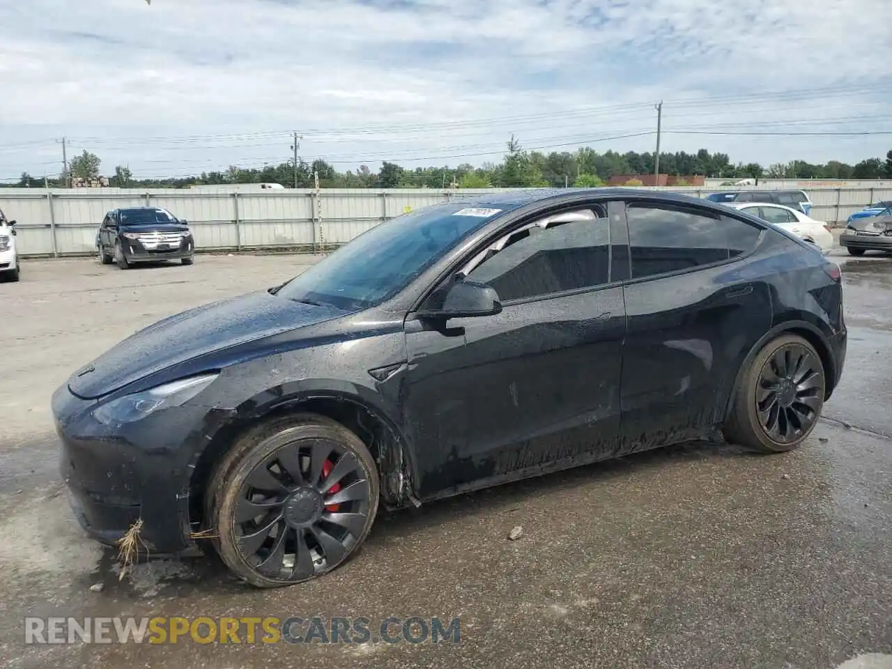 1 Photograph of a damaged car 7SAYGDEF6NF510593 TESLA MODEL Y 2022