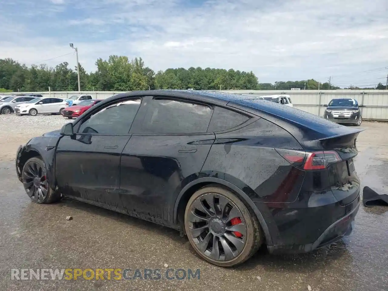 2 Photograph of a damaged car 7SAYGDEF6NF510593 TESLA MODEL Y 2022