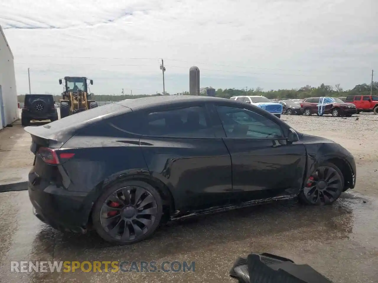3 Photograph of a damaged car 7SAYGDEF6NF510593 TESLA MODEL Y 2022