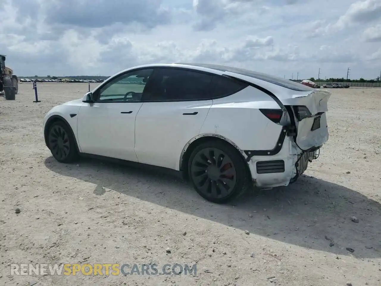 2 fotografías del automóvil dañado 7SAYGDEF6NF540029 TESLA MODEL Y 2022