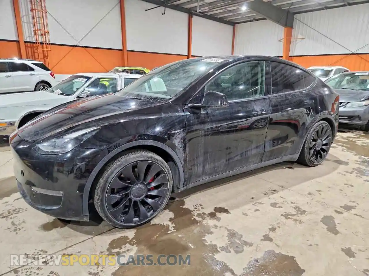 1 Photograph of a damaged car 7SAYGDEF6NF542444 TESLA MODEL Y 2022