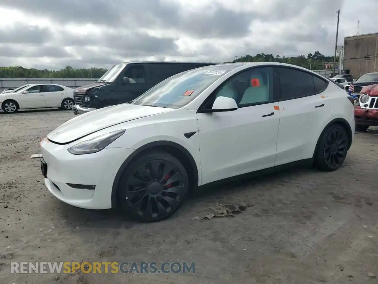 1 Photograph of a damaged car 7SAYGDEF6NF544193 TESLA MODEL Y 2022