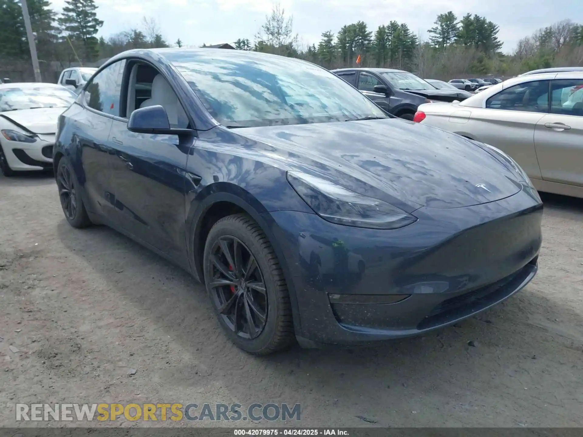 1 Photograph of a damaged car 7SAYGDEF6NF558028 TESLA MODEL Y 2022